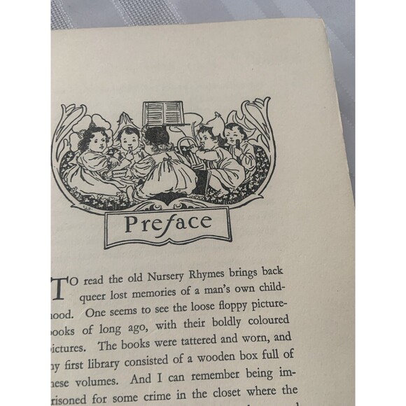 Vtg ‘The Nursery Rhyme Book’ by Andrew Lang Illust. By Leslie Brooke UK - Picture 7 of 10